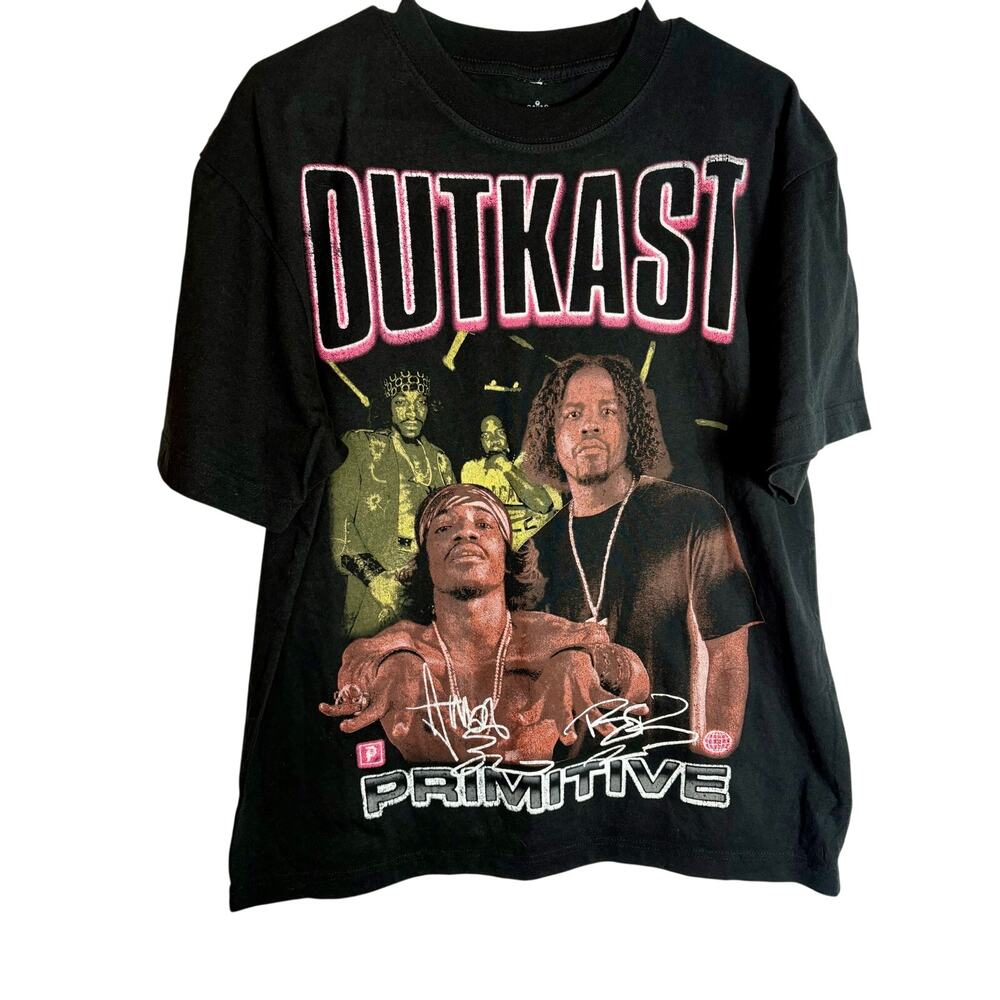 NWT OutKast Short Sleeve T-Shirt in Black by Primitive